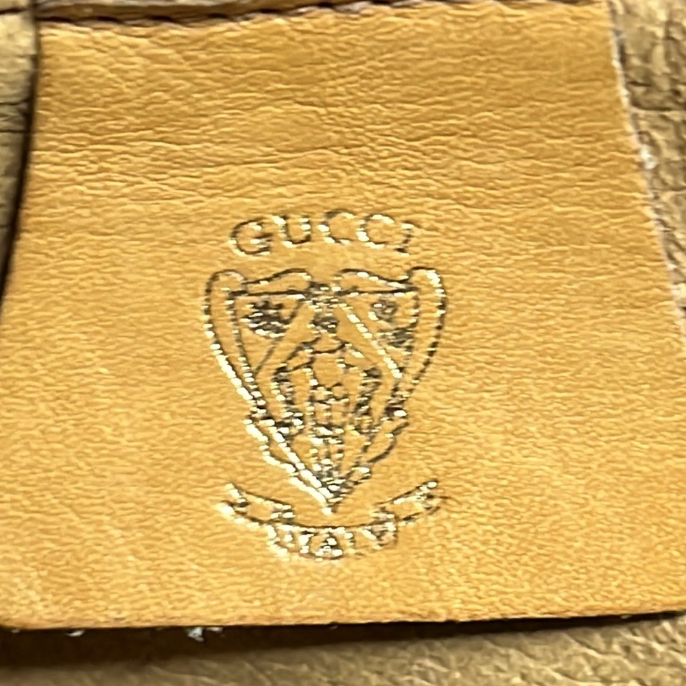 GUCCI Vintage 80’s Micro GG Web Monogram Leather Crossbody Purse Bag - Picture 14 of 17